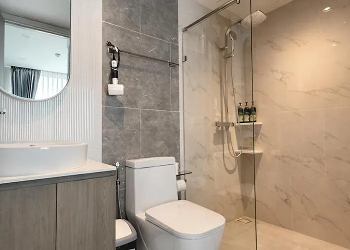 1bd With Rooftop Pool - 8 Min Mrt Free Shuttle *