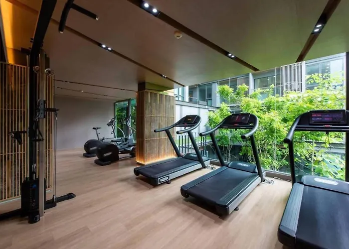 1bd With Rooftop Pool - 8 Min Mrt Free Shuttle *