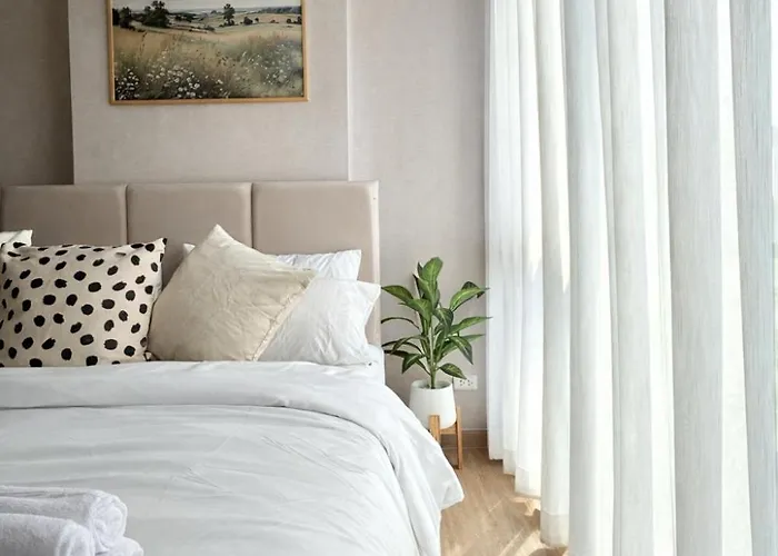 Lägenhet 1bd With Rooftop Pool - 8 Min Mrt Free Shuttle